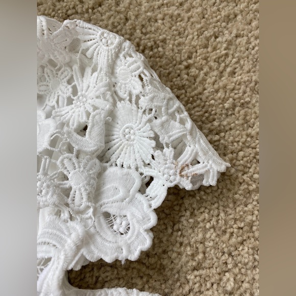 White Backless Lace Dress (Lulu’s) Size Small - Picture 8 of 8